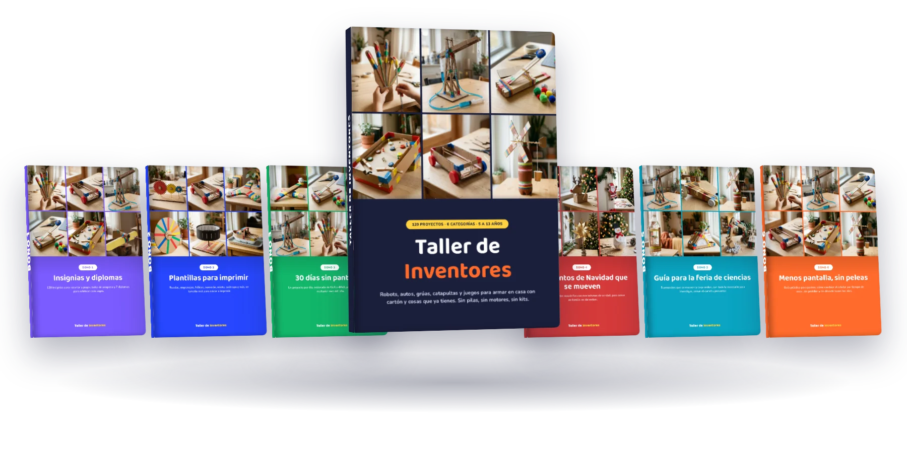 El libro Taller de Inventores y sus 6 bonos